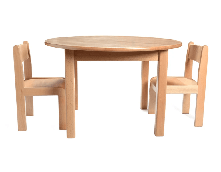 Kinderhuis Toddler Size Table and 2 Chairs