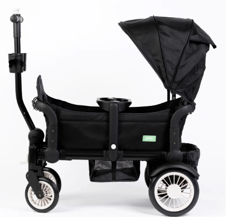 Joey Stroller Wagon Field Trip Black 2 Canopy Bundle