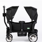 Joey Stroller Wagon Field Trip Black 2 Canopy Bundle