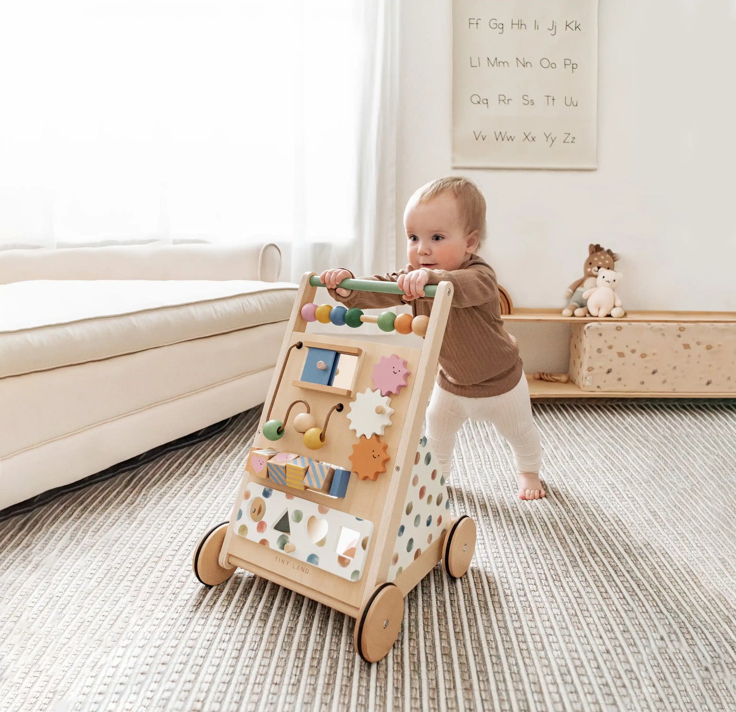 Tiny Land Complete Development Playset Baby Walker + Activity Cube