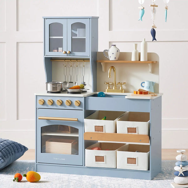 Tiny Land Serenity Wooden Kitchen Blue