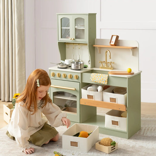 Tiny Land Serenity Wooden Kitchen Green