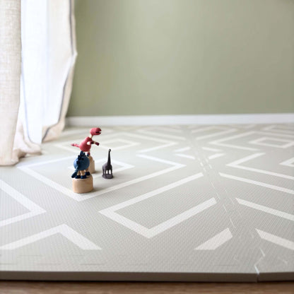 Eeveve Modern Blocks Play Mat Soft Sage