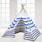 Role Play Kids Nautical Stripe Teepee Tent