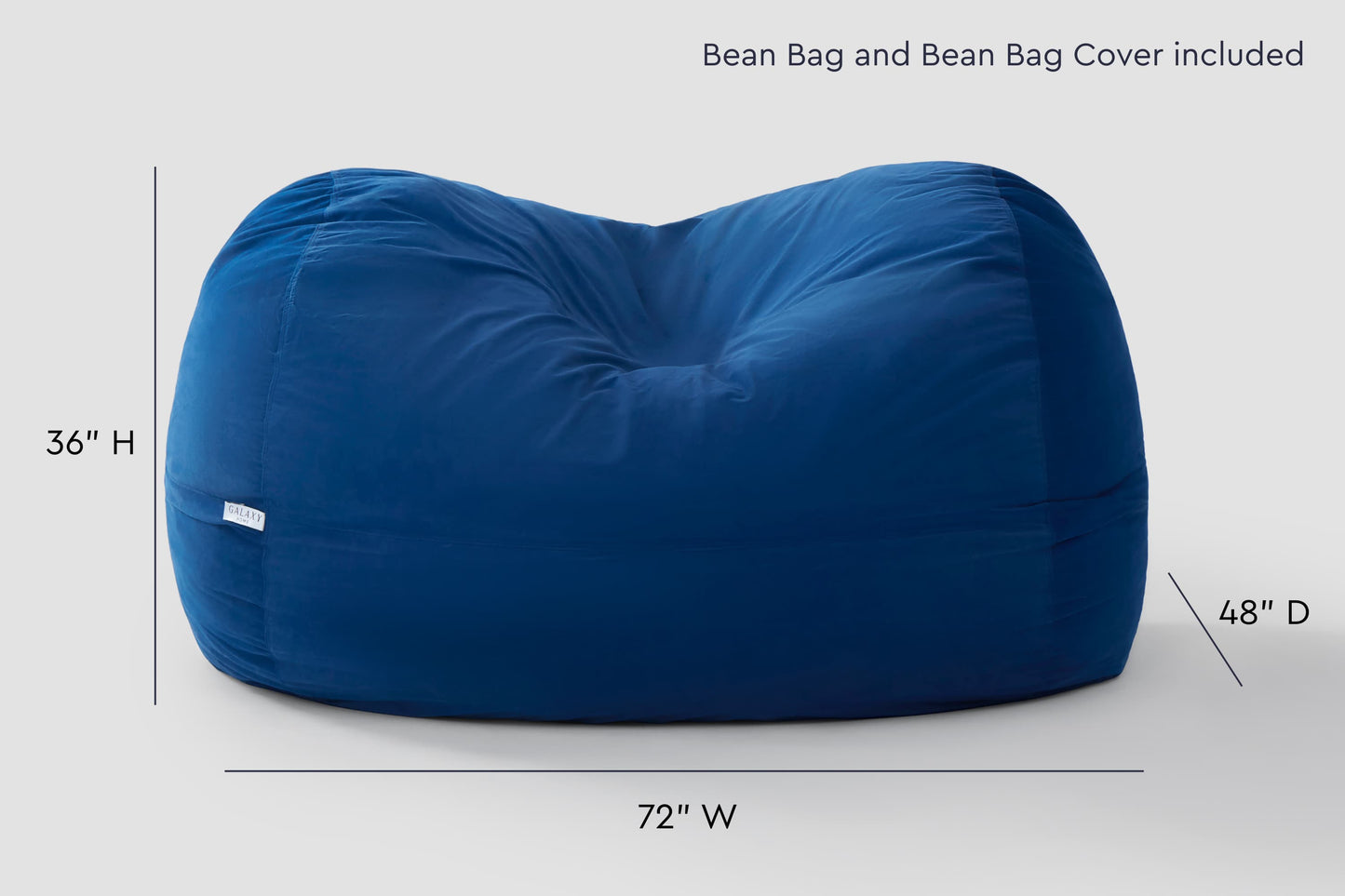 Moon Pod Cloud Comfort Bean Bag Double