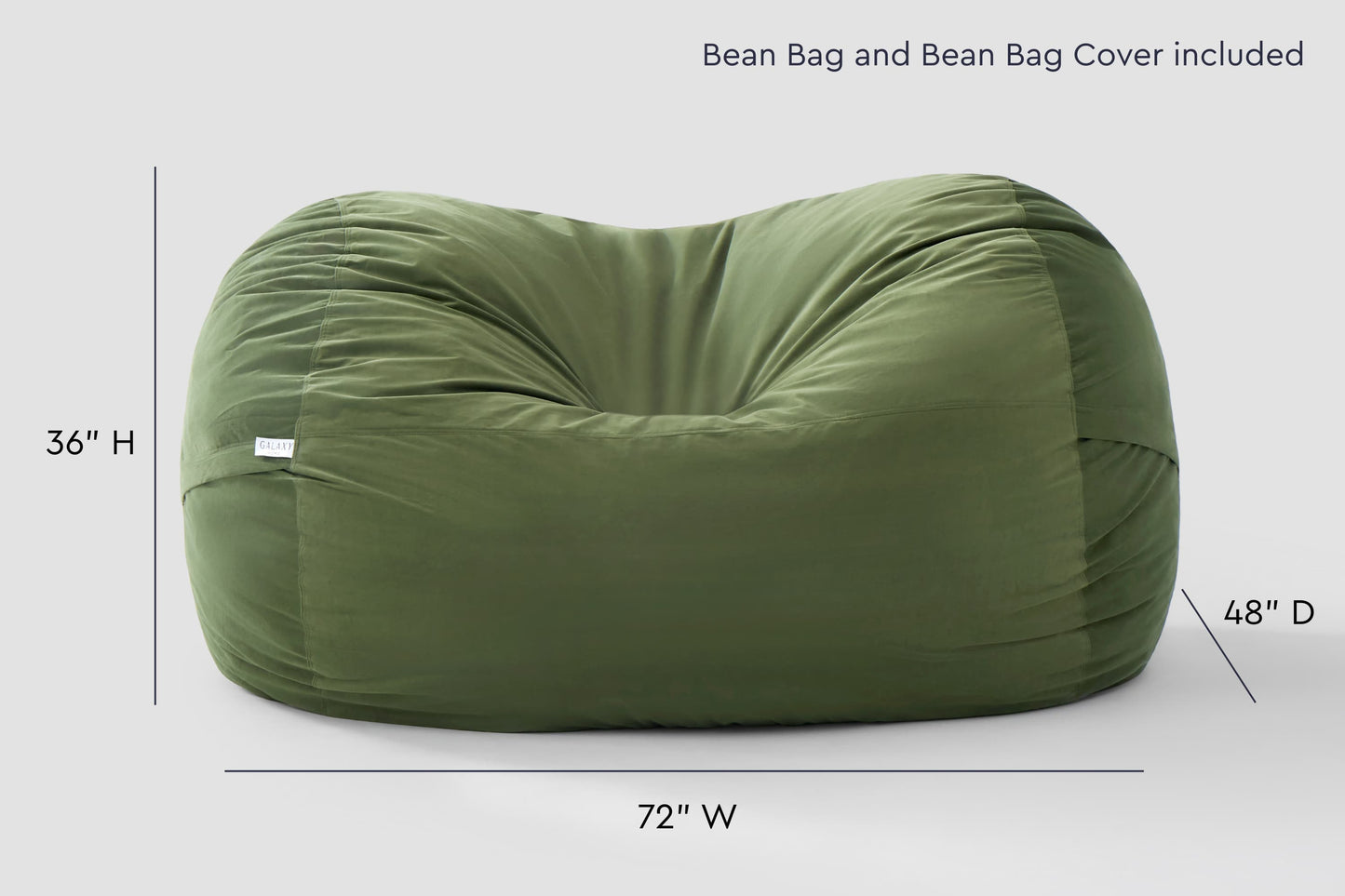 Moon Pod Cloud Comfort Bean Bag Double