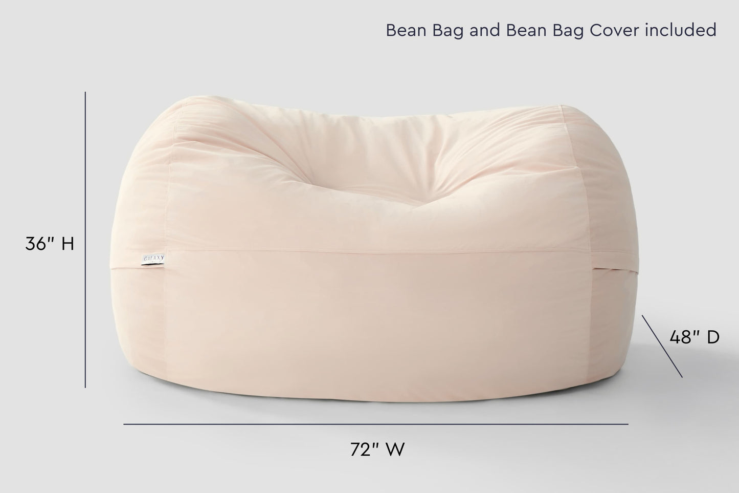 Moon Pod Cloud Comfort Bean Bag Double