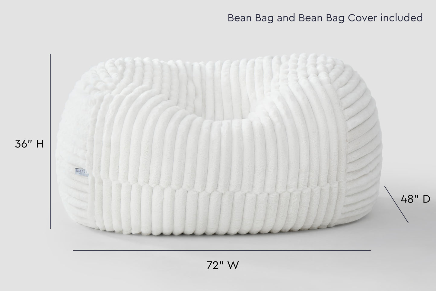 Moon Pod Cloud Comfort Bean Bag Double