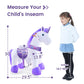 PonyCycle Purple Unicorn Ride-On