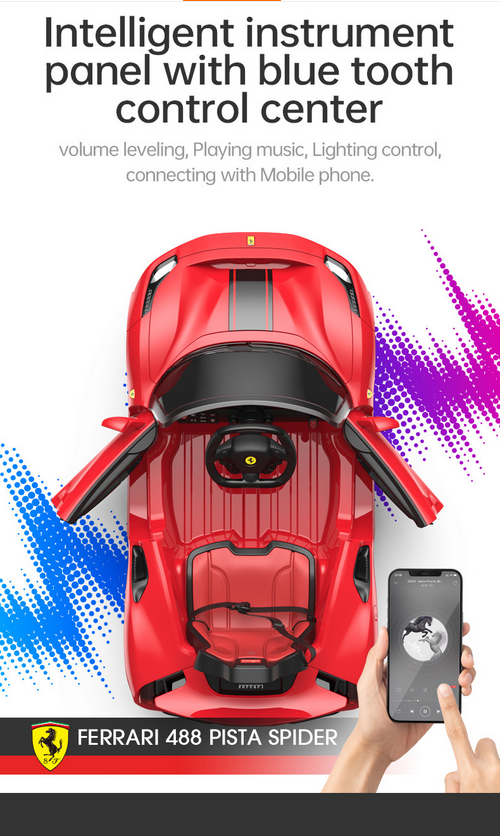 Magic Cars Kids Ride On Car Ferrari 488