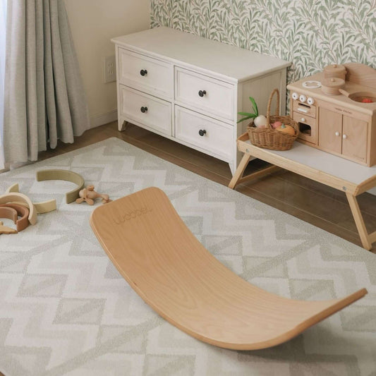 Eeveve Kilim Play Mat Feather Gray