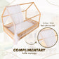 Goodevas Montessori House Bed with Fence