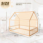 Goodevas Montessori House Bed with Fence