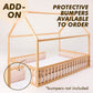 Goodevas Montessori House Bed with Fence