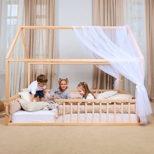 Goodevas Twin Size Montessori House Bed