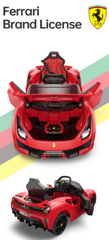 Magic Cars Kids Ride On Car Ferrari 488