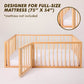 Goodevas Full Montessori Floor Bed Frame