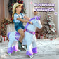 PonyCycle Purple Unicorn Ride-On