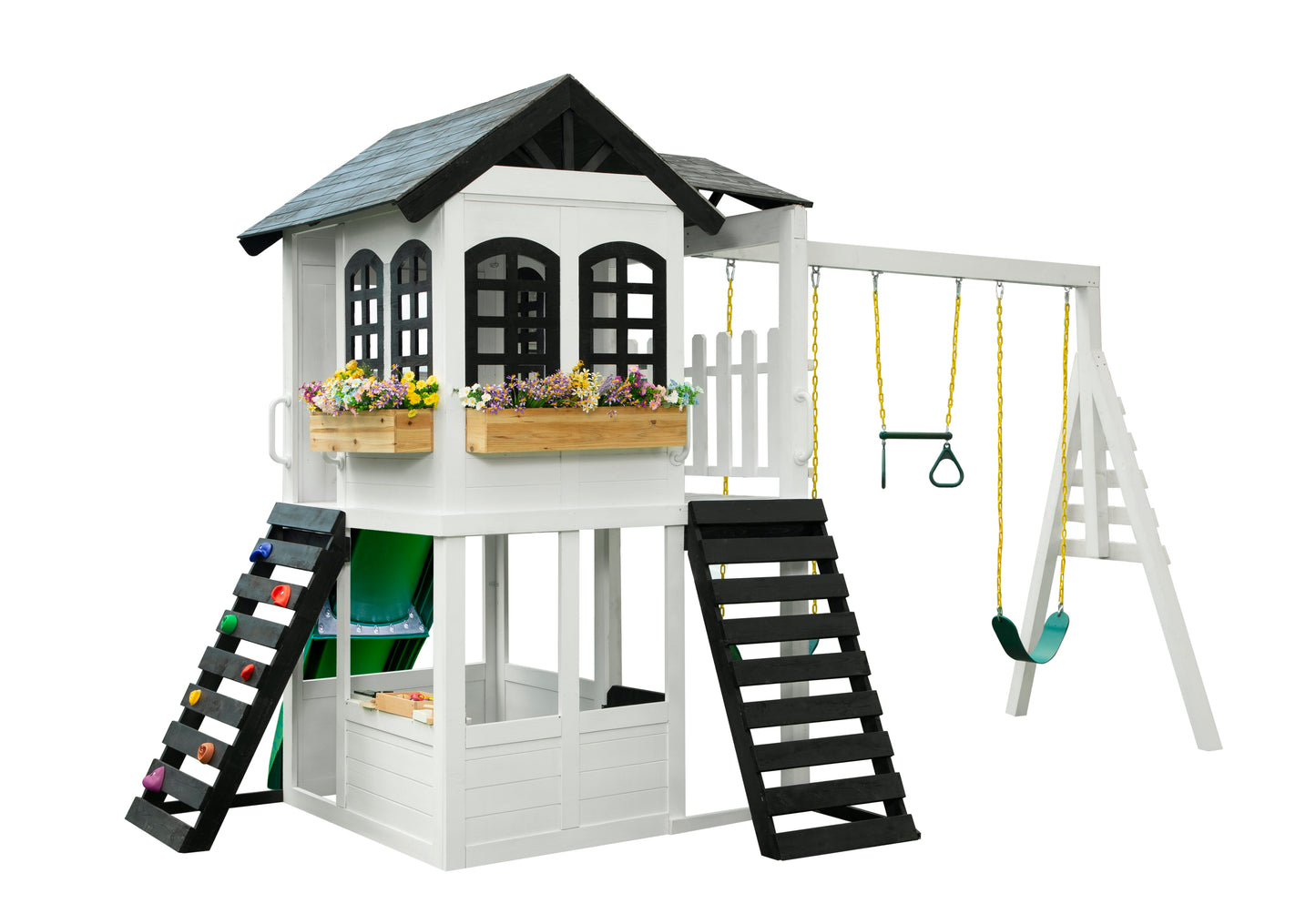 2 MamaBees Reign Two Story Playhouse