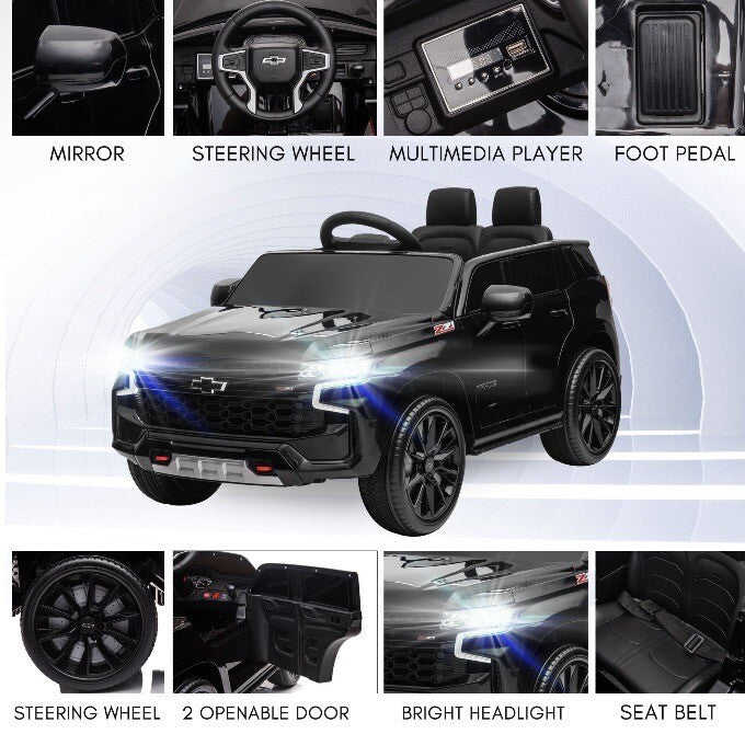 Magic Cars Durable Chevrolet Kids Ride-On SUV