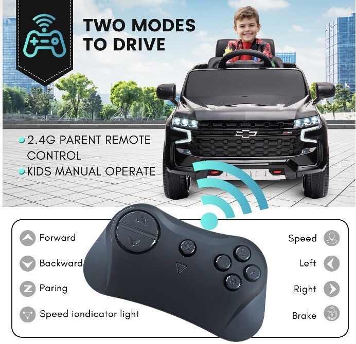 Magic Cars Durable Chevrolet Kids Ride-On SUV