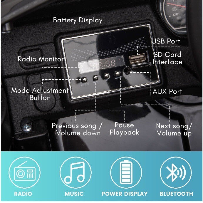 Magic Cars Durable Chevrolet Kids Ride-On SUV