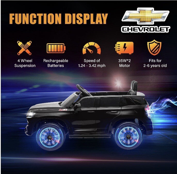 Magic Cars Durable Chevrolet Kids Ride-On SUV