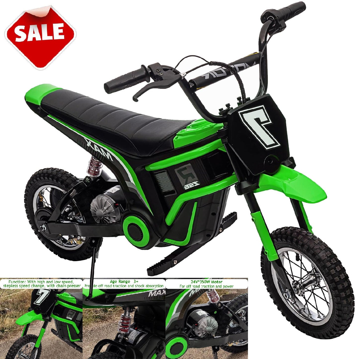 Magic Cars Electric Ride On Dirt Bike Motocross
