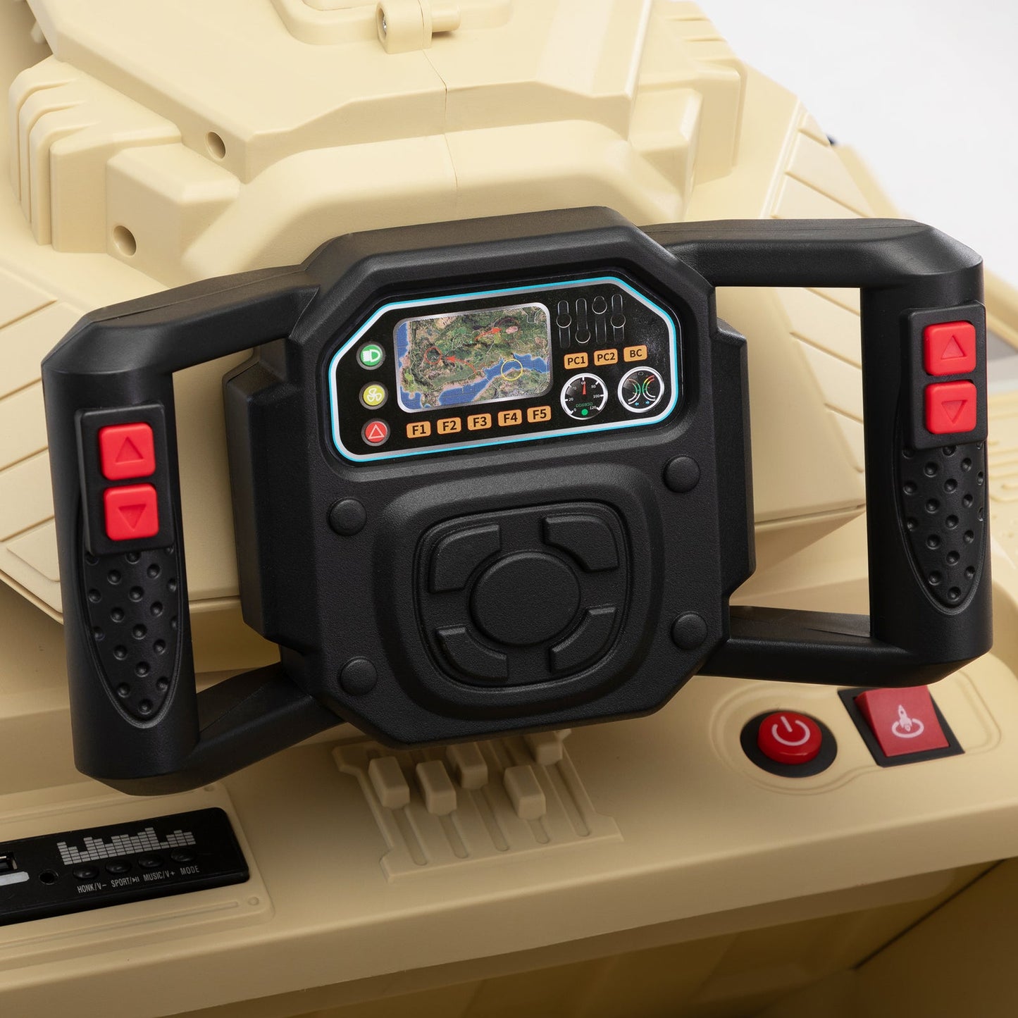 Magic Cars Ride-On Thunder Tank Car