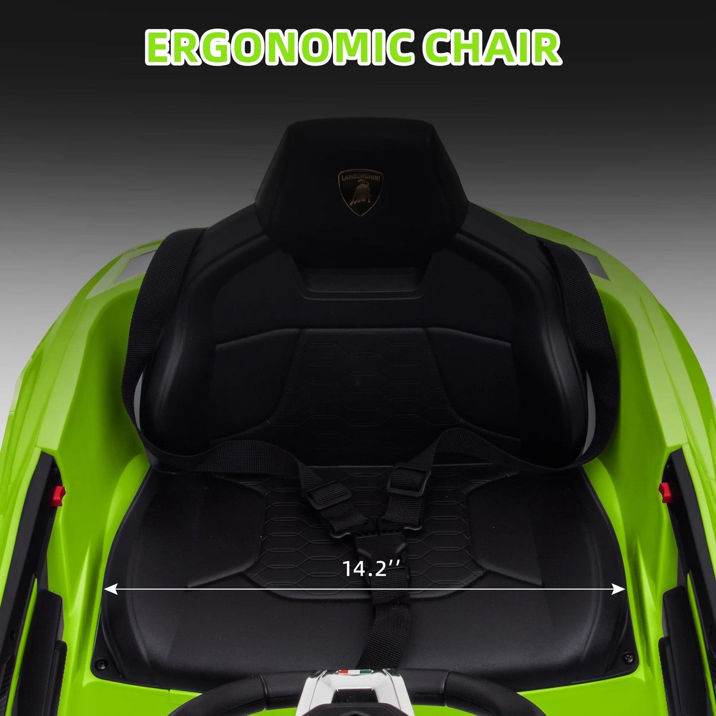 Magic Cars Lamborghini Kids Electric Ride-On Vehicle