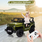 Magic Cars Electric Ride-On Green Truck