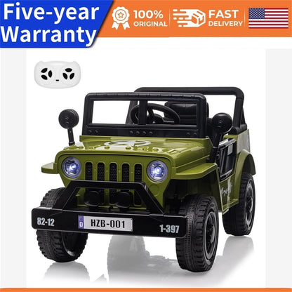 Magic Cars Electric Ride-On Green Truck