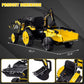 Magic Cars Electric Ride-On Tractor with Excavator
