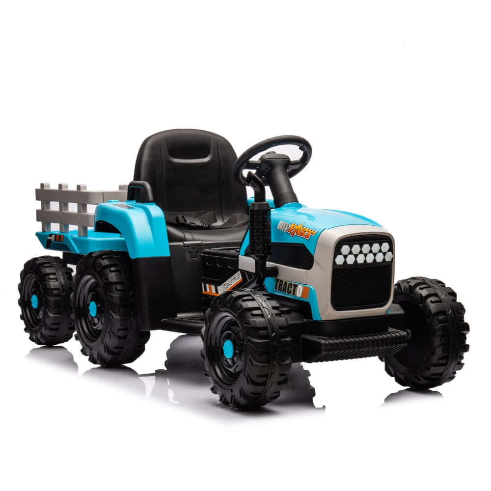 Magic Cars Electric Ride-On Tractor With Trailer