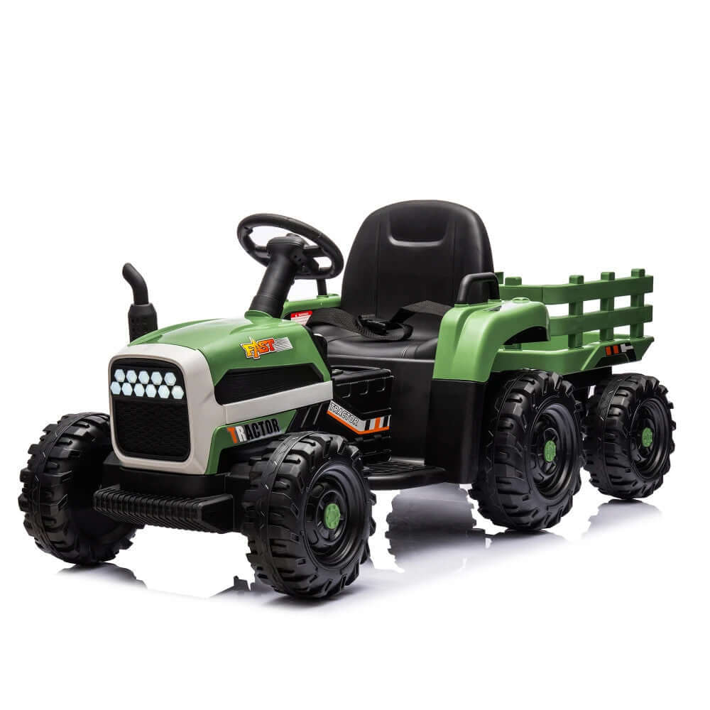 Magic Cars Electric Ride-On Tractor With Trailer