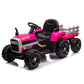 Magic Cars Electric Ride-On Tractor With Trailer