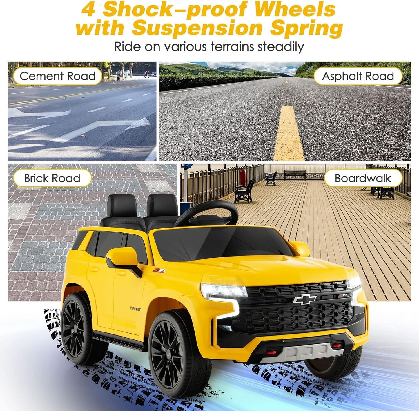 Magic Cars Chevrolet Tahoe Electric Ride-On Truck