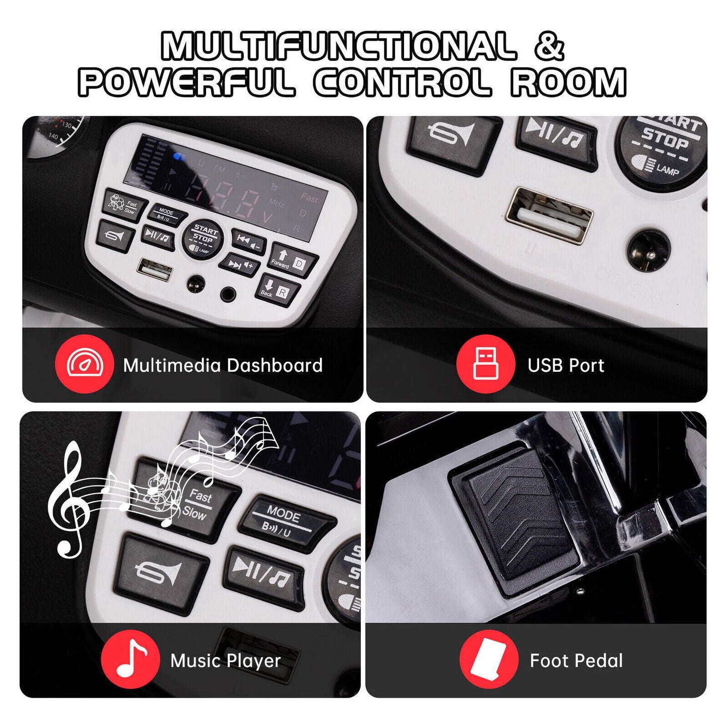 Magic Cars Electric Ride-On Truck Car