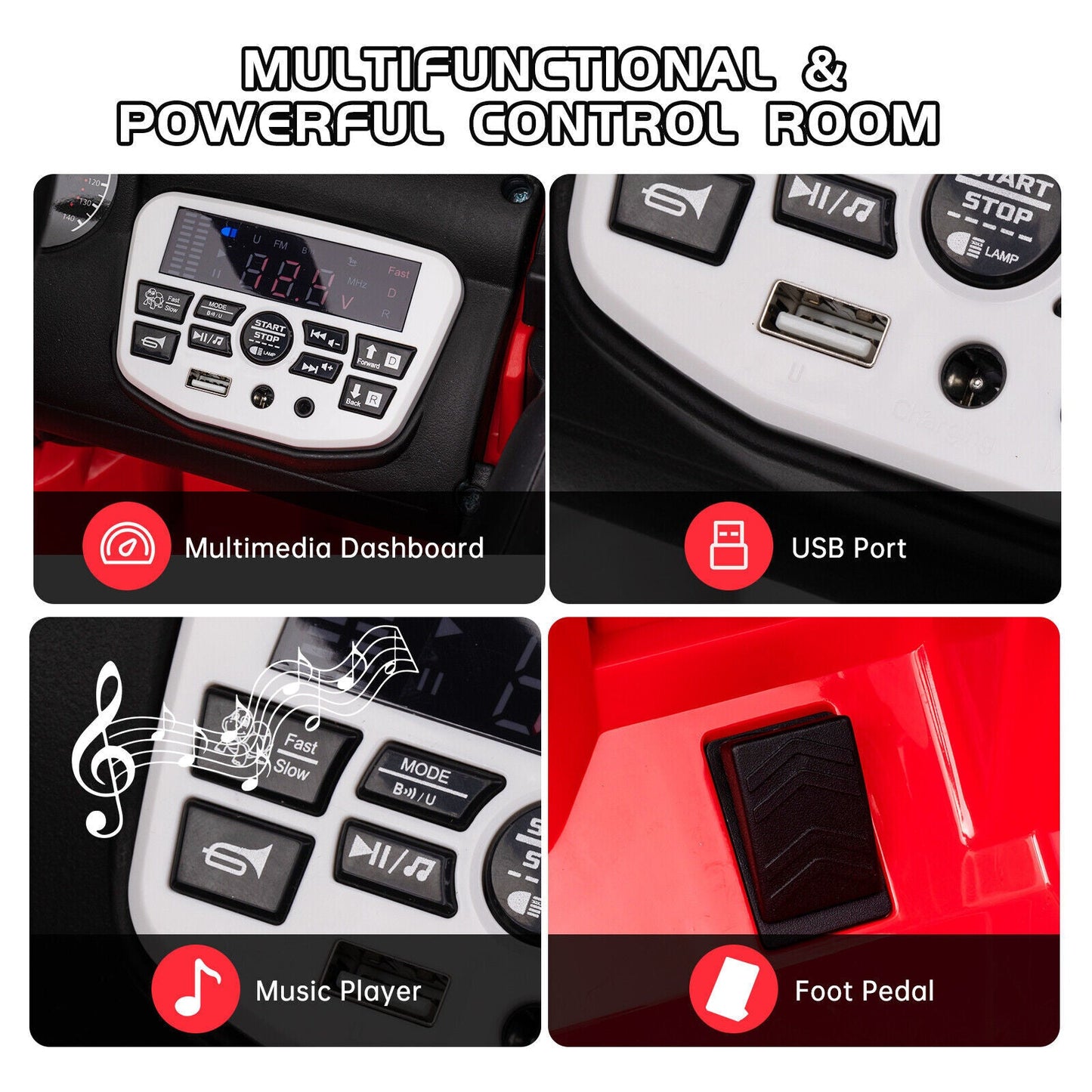 Magic Cars Electric Ride-On Truck Car