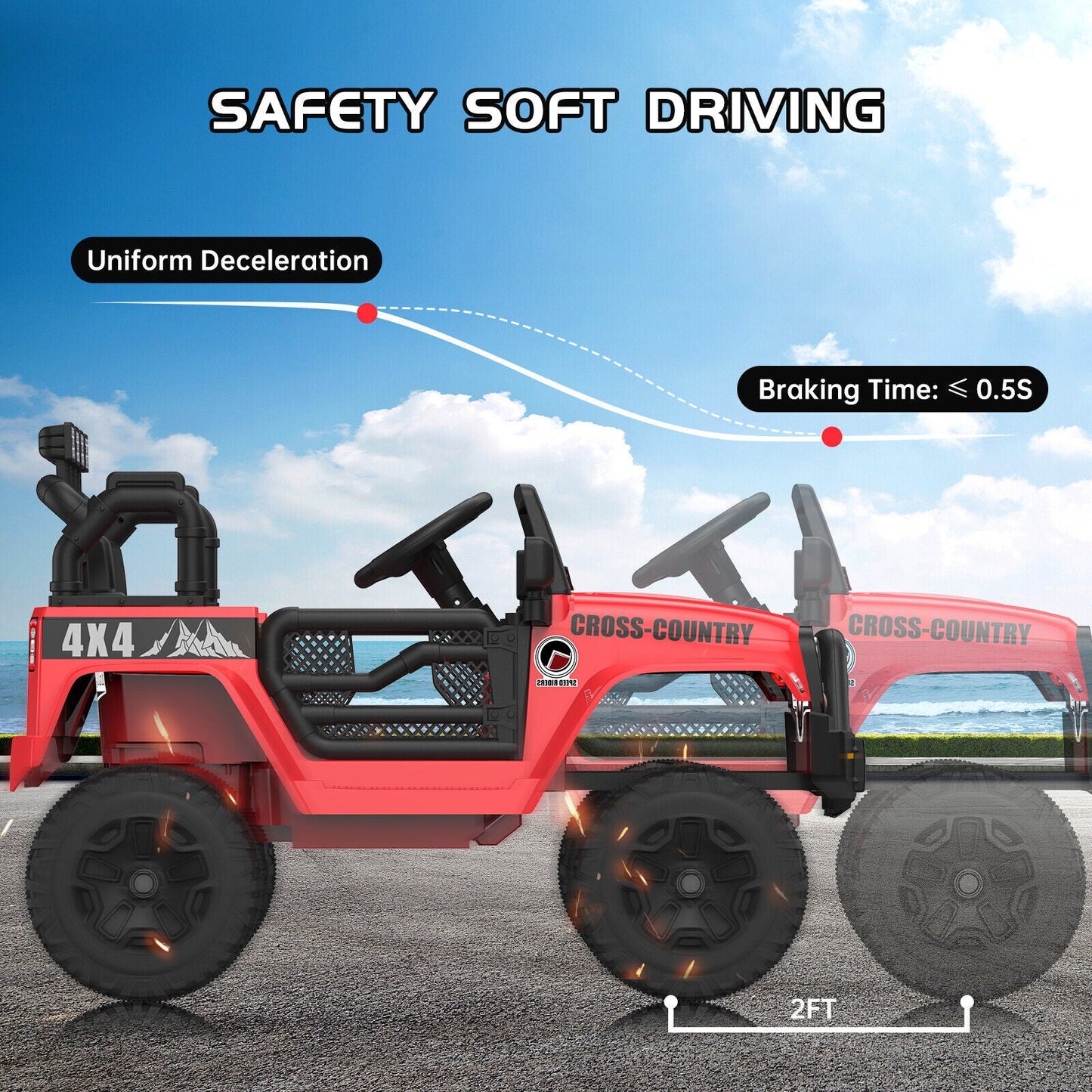 Magic Cars Electric Ride-On Truck Car