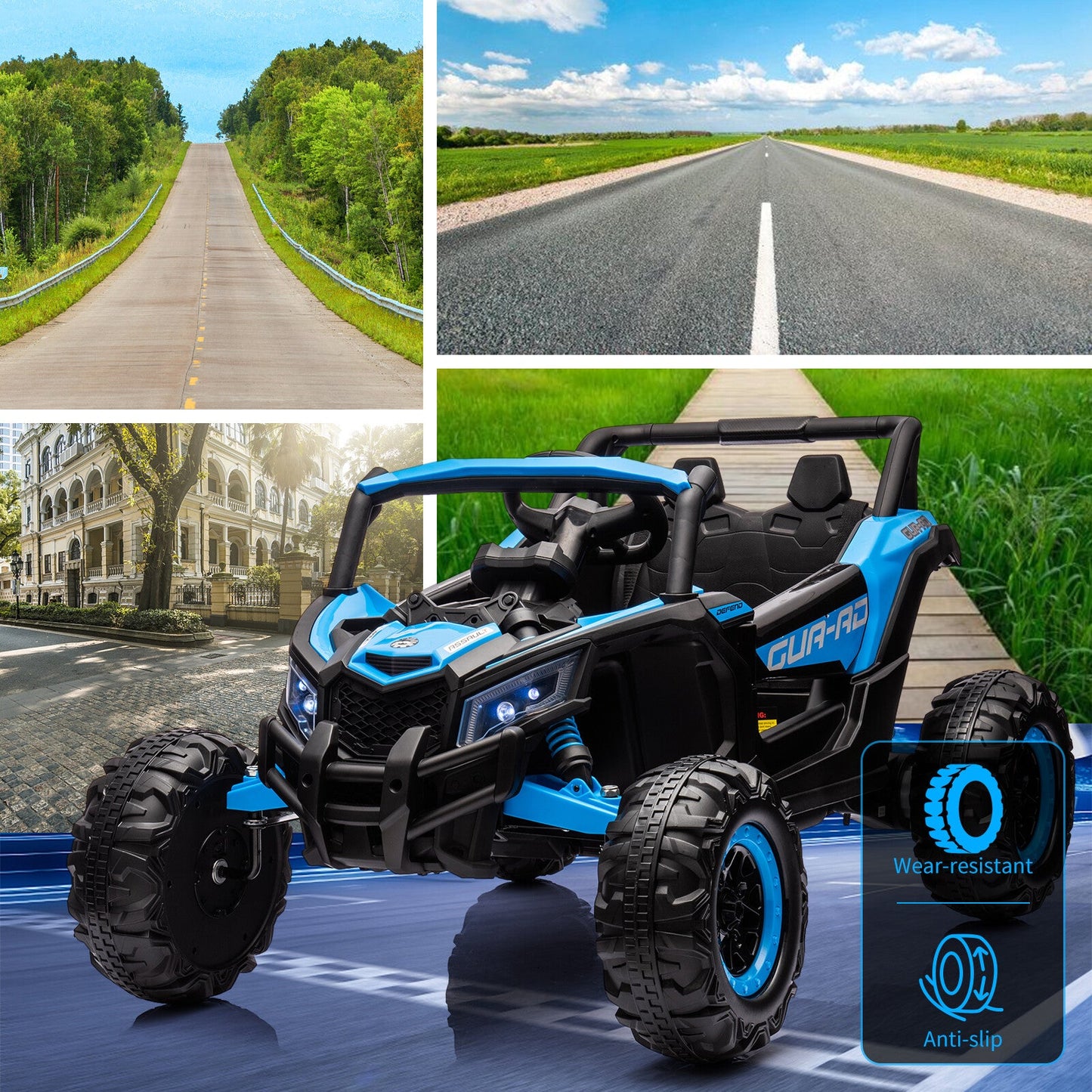 Magic Cars Electric Off Road UTV Ride-On Car