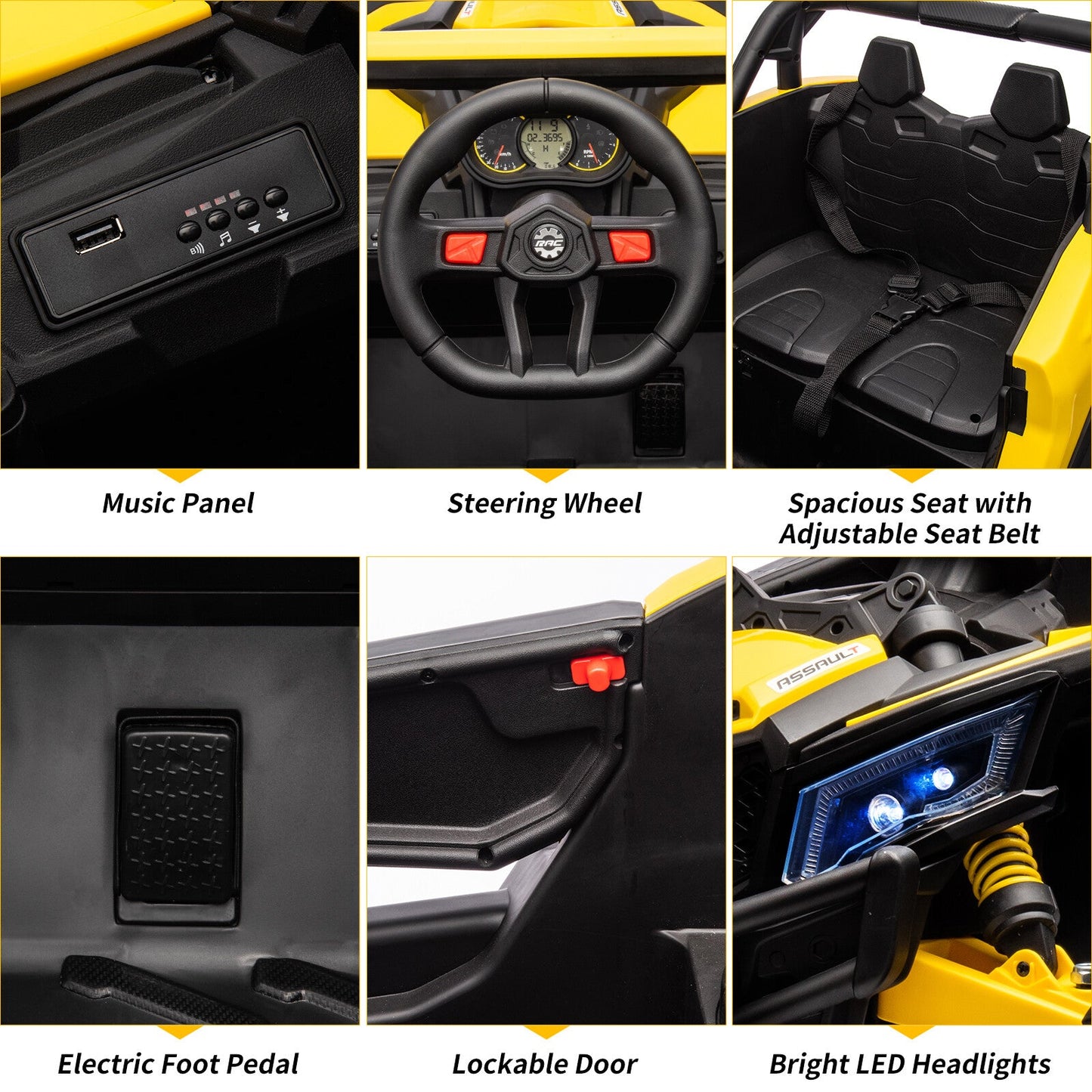 Magic Cars Electric Off Road UTV Ride-On Car