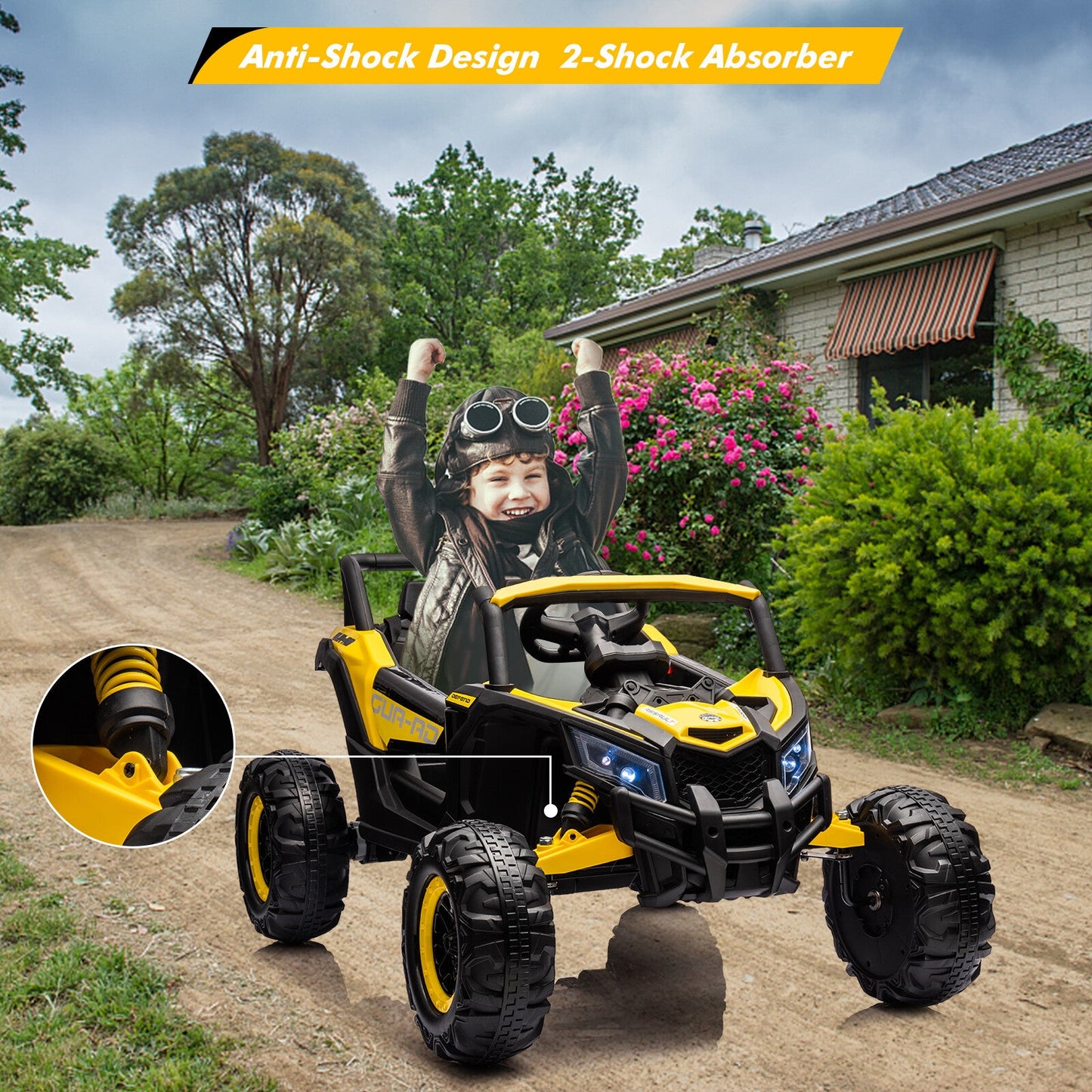 Magic Cars Electric Off Road UTV Ride-On Car