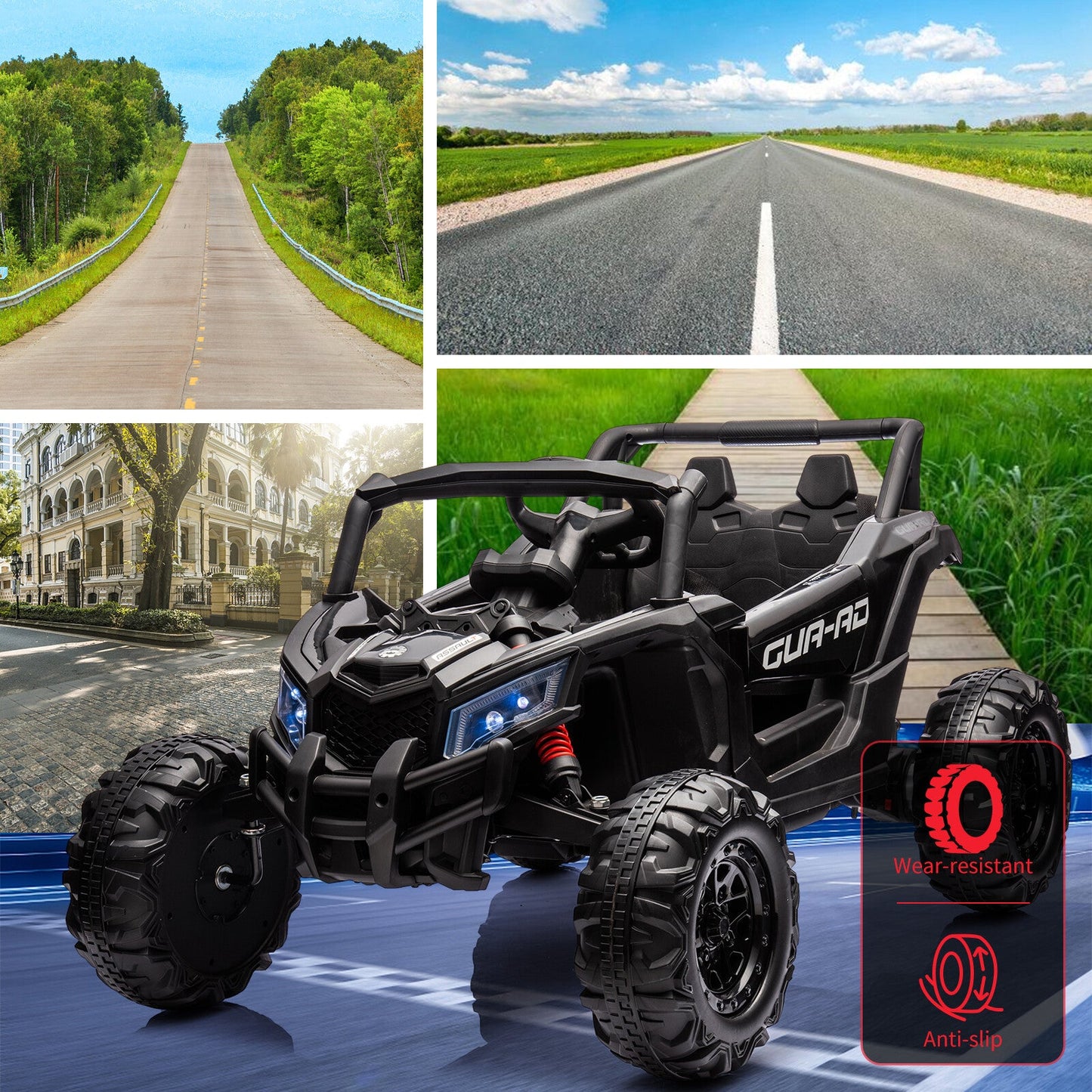 Magic Cars Electric Off Road UTV Ride-On Car