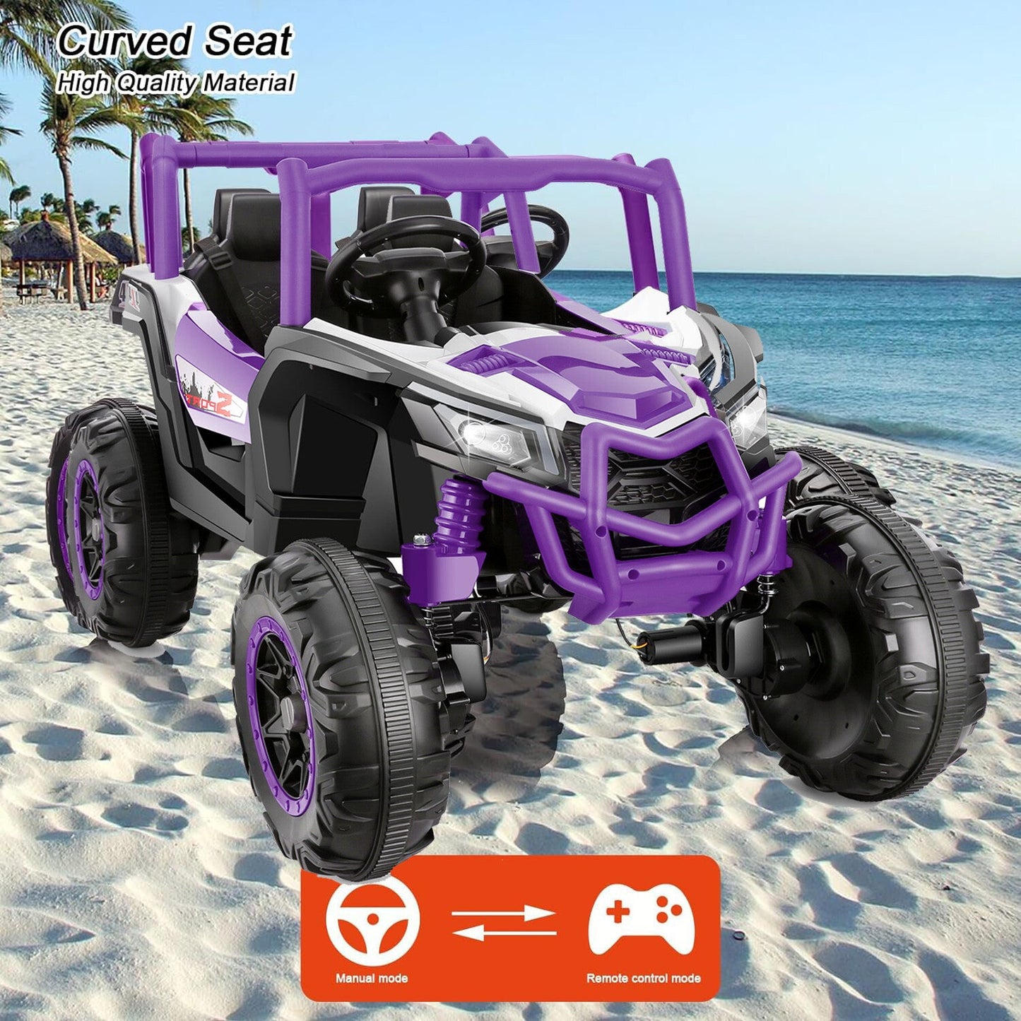 Magic Cars Electric 4WD Off-Road Ride-On UTV