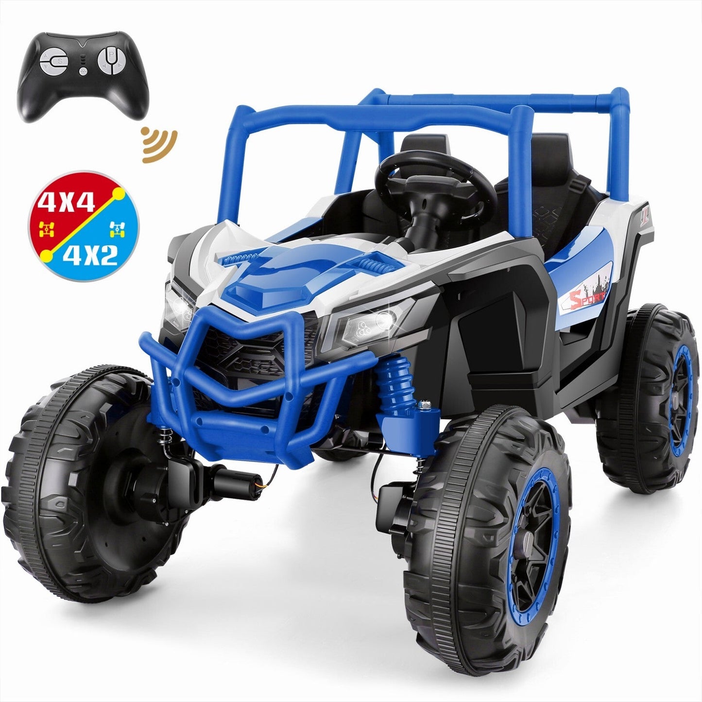 Magic Cars Electric 4WD Off-Road Ride-On UTV