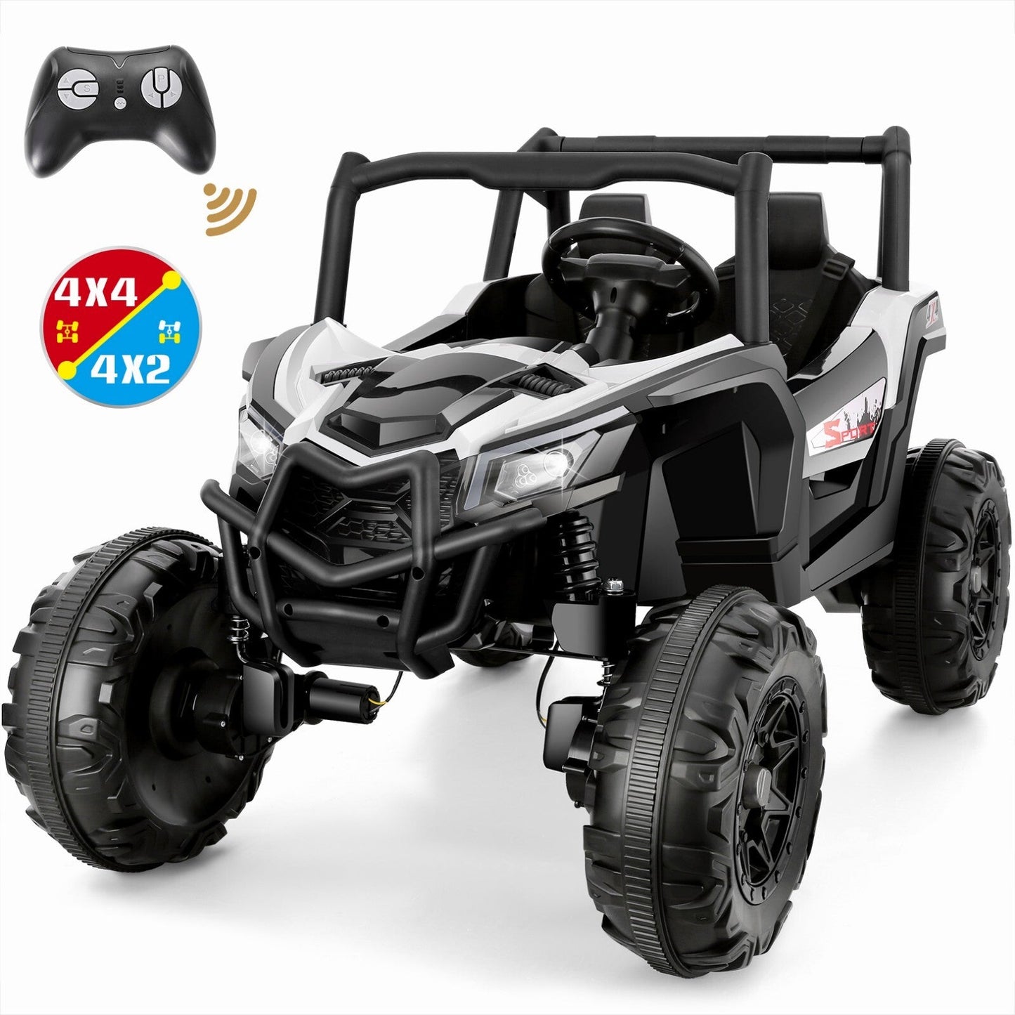 Magic Cars Electric 4WD Off-Road Ride-On UTV