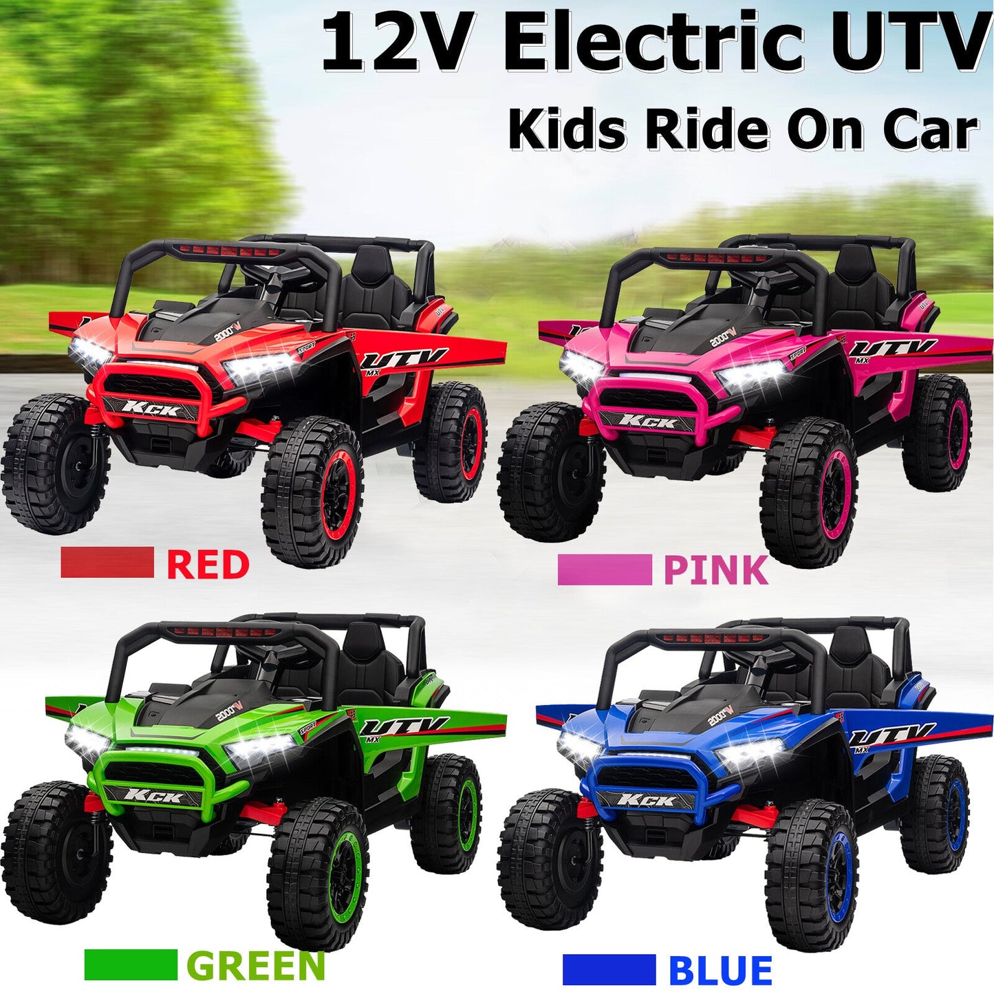 Magic Cars Electric Ride-On Off-Road UTV Car