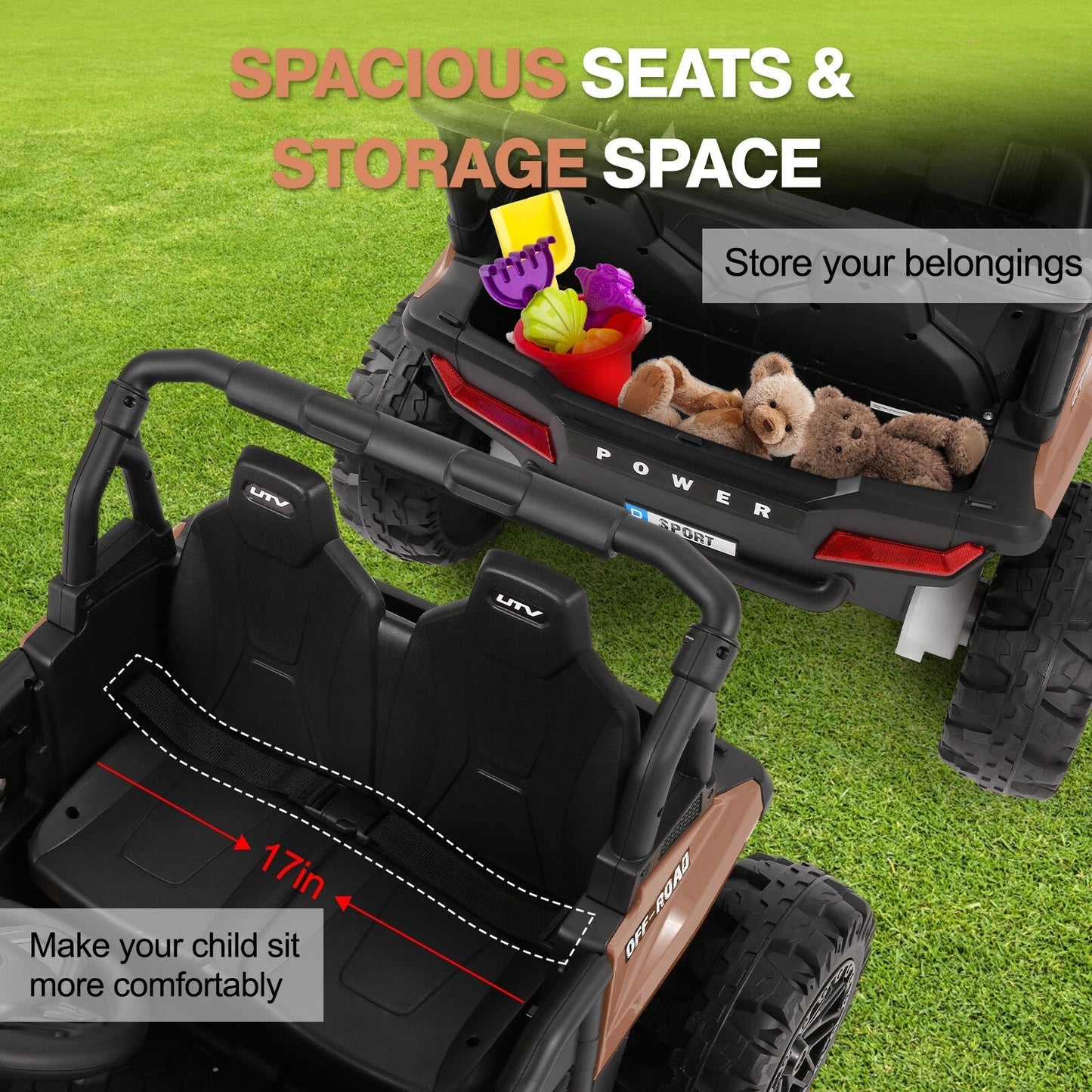 Magic Cars Electric Off Road UTV Ride-On