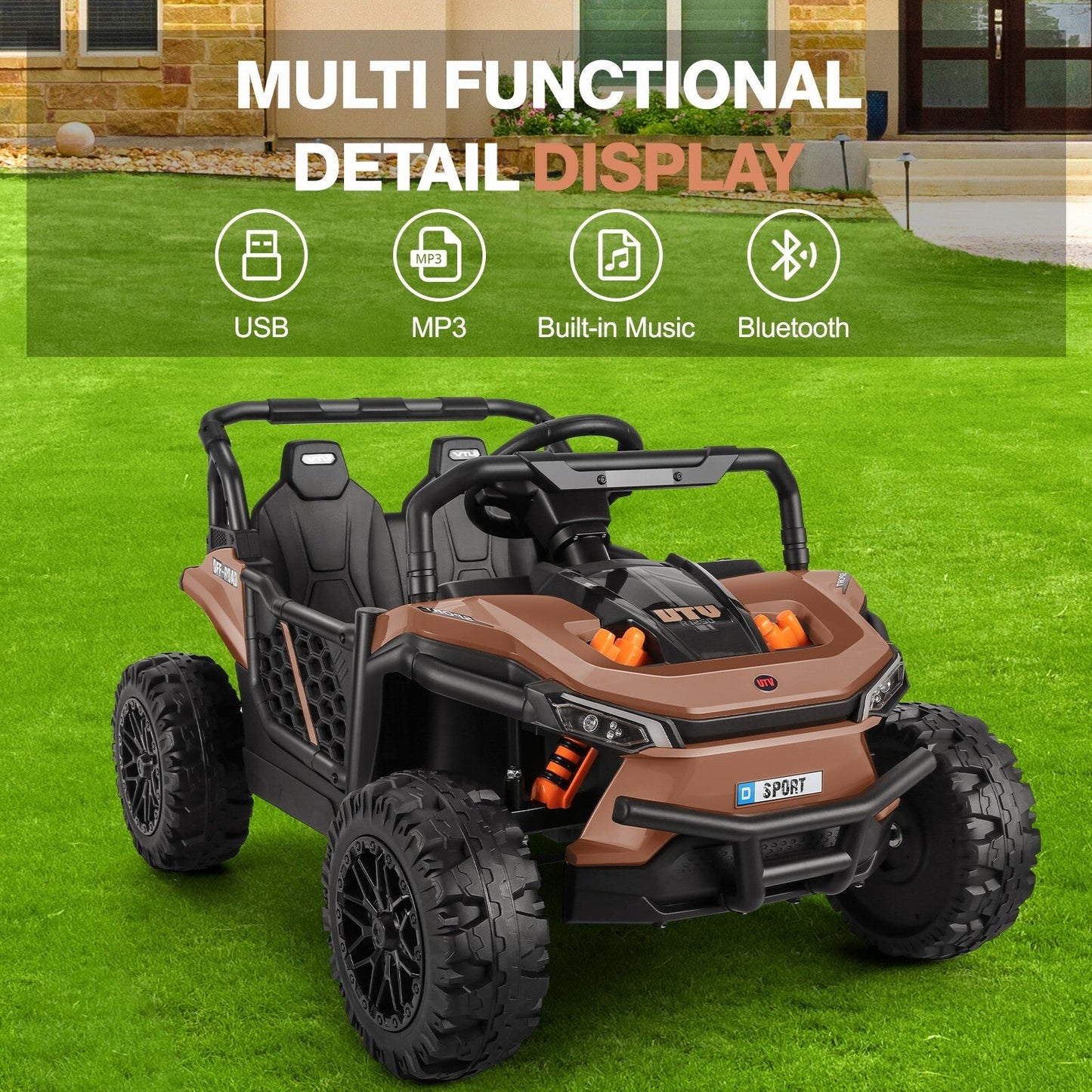 Magic Cars Electric Off Road UTV Ride-On